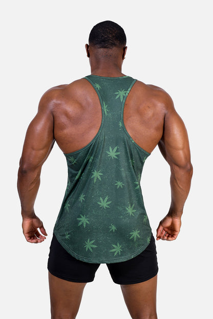 Jed North Men's Graphic Muscle Stringer - 420 Friendly