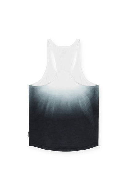 Jed North Men's Classic Bodybuilding Racerback Stringer - Black Ombre