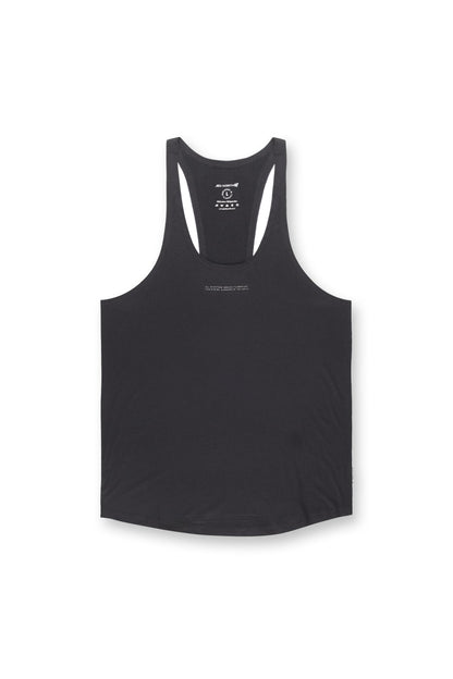 Jed North Men's Classic Bodybuilding Racerback Stringer - Quote Black