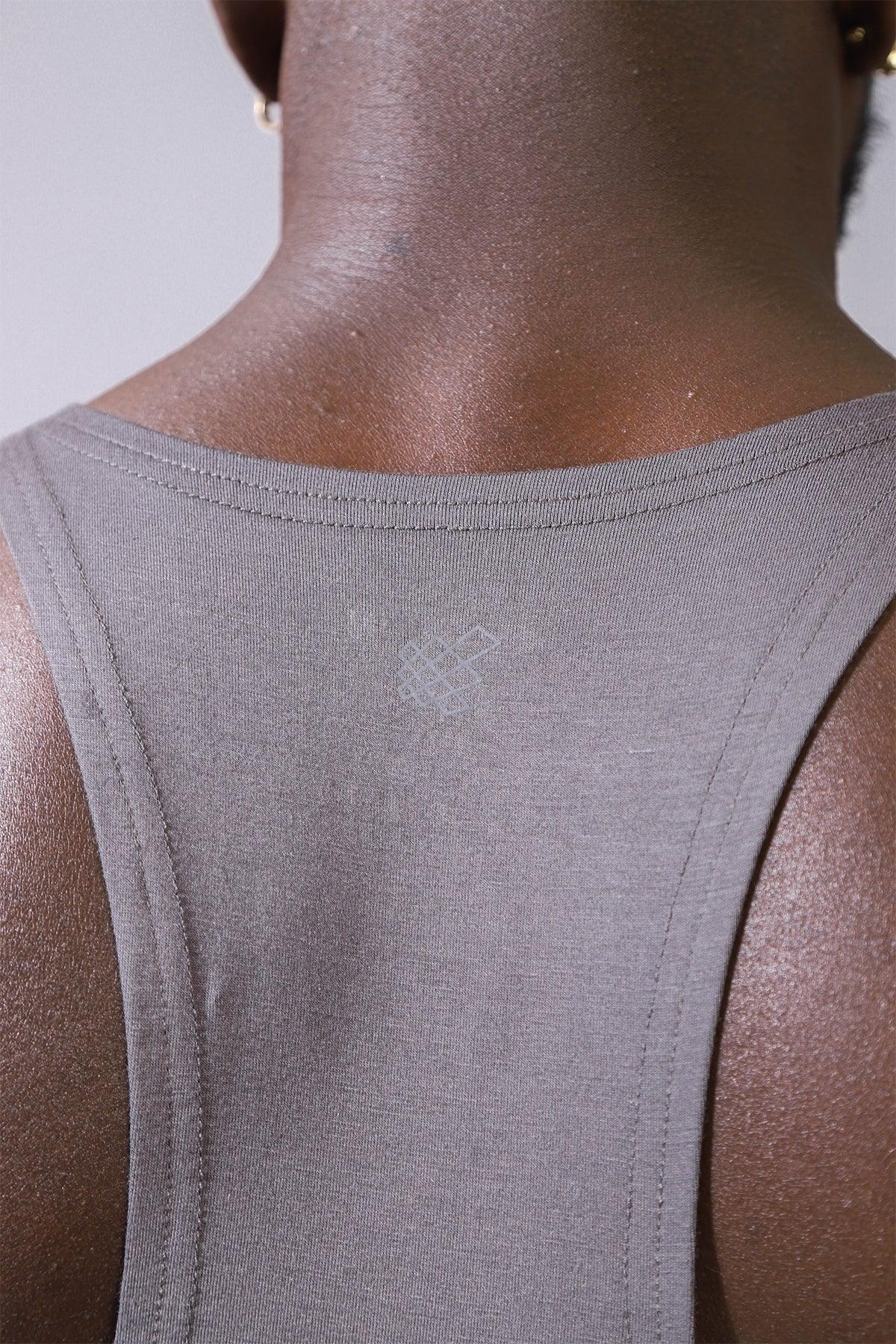 Jed North Men's Classic Bodybuilding Racerback Stringer - Steel Gray