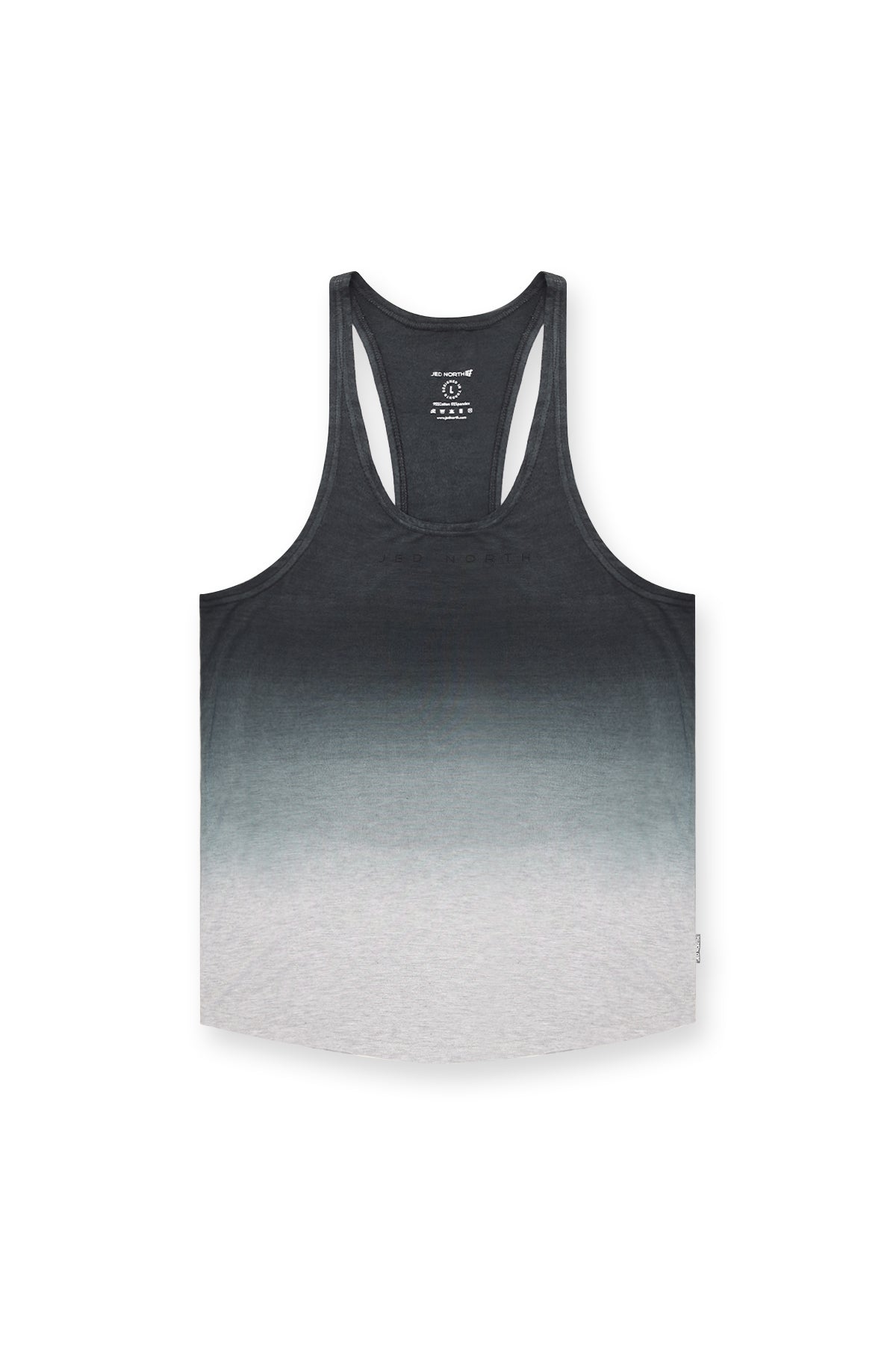 Jed North Men's Classic Bodybuilding Racerback Stringer - Gray Ombre