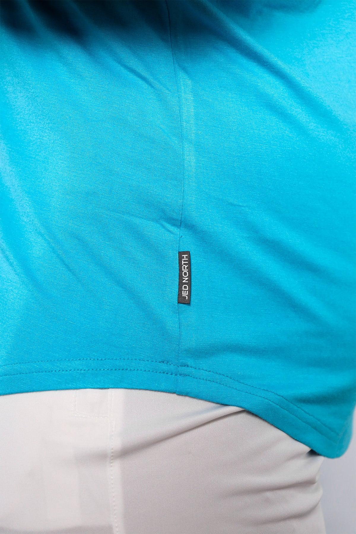 Jed North Men's Classic Bodybuilding Racerback Stringer - Sky Blue