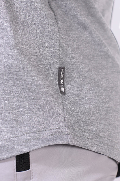 Jed North Men's Classic Bodybuilding Racerback Stringer - Light Gray