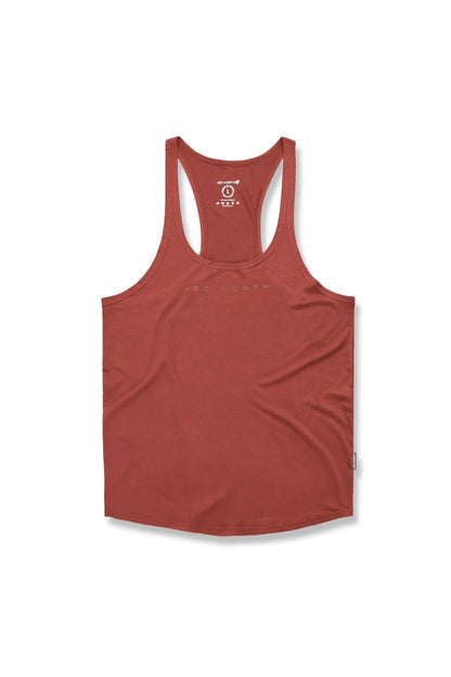 Jed North Men's Classic Bodybuilding Racerback Stringer - Maroon