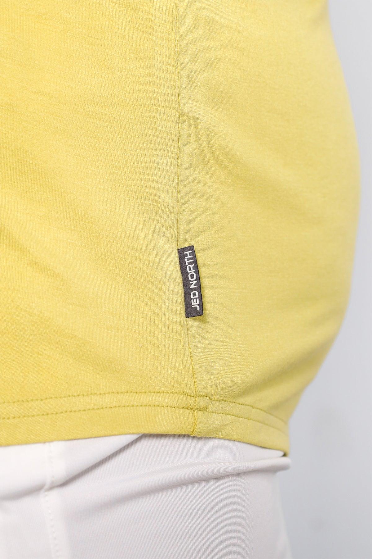 Jed North Men's Classic Bodybuilding Racerback Stringer - Mustard Yellow