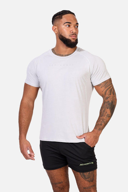 Jed North Men's Agile Short Sleeve Training Tee - Light Gray