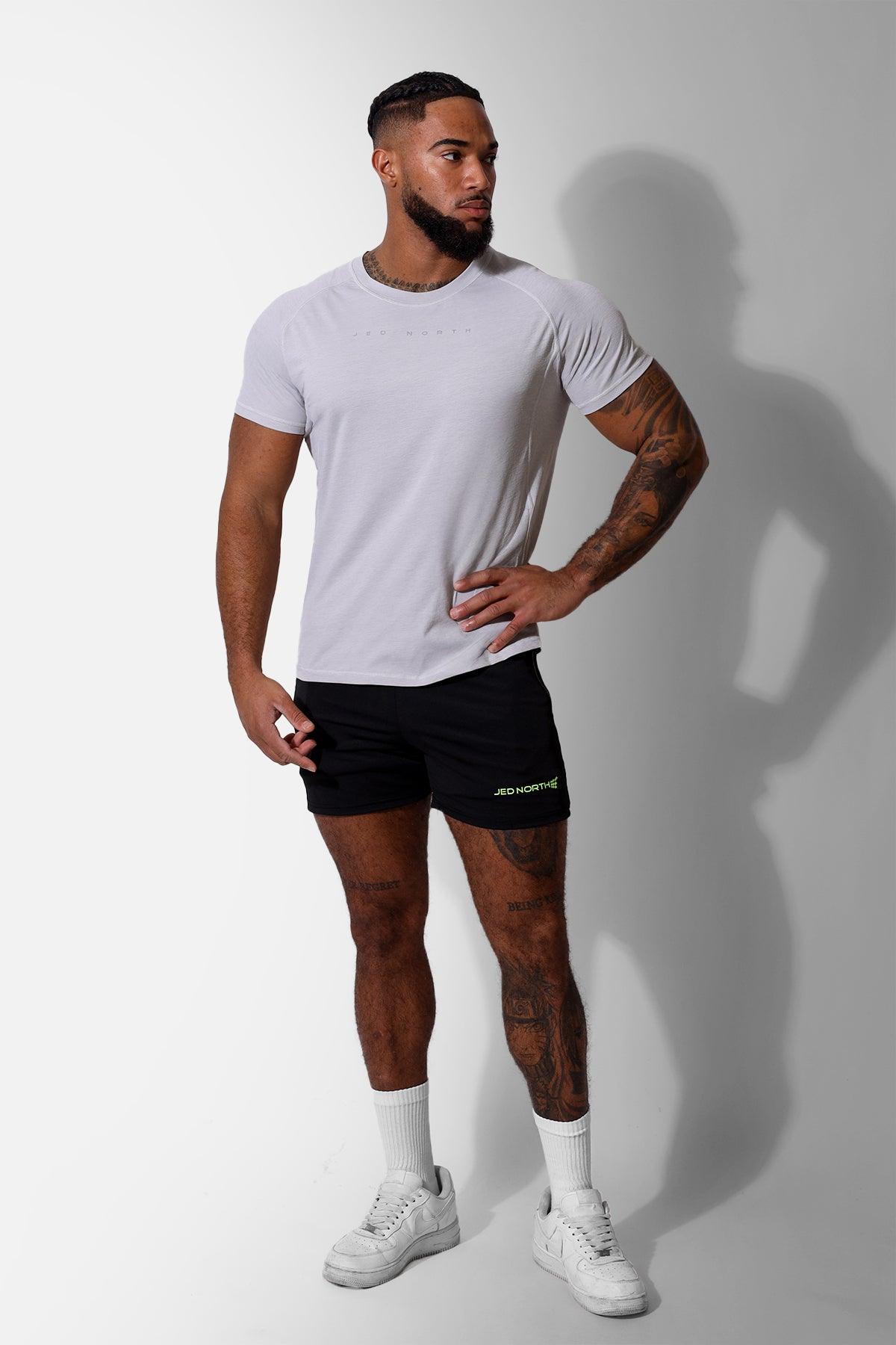 Jed North Men's Agile Short Sleeve Training Tee - Light Gray