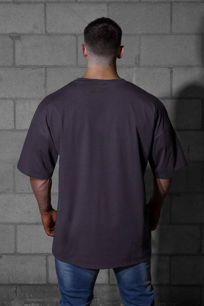 Jed North Men's Energy Oversized T-Shirt - Dark Gray