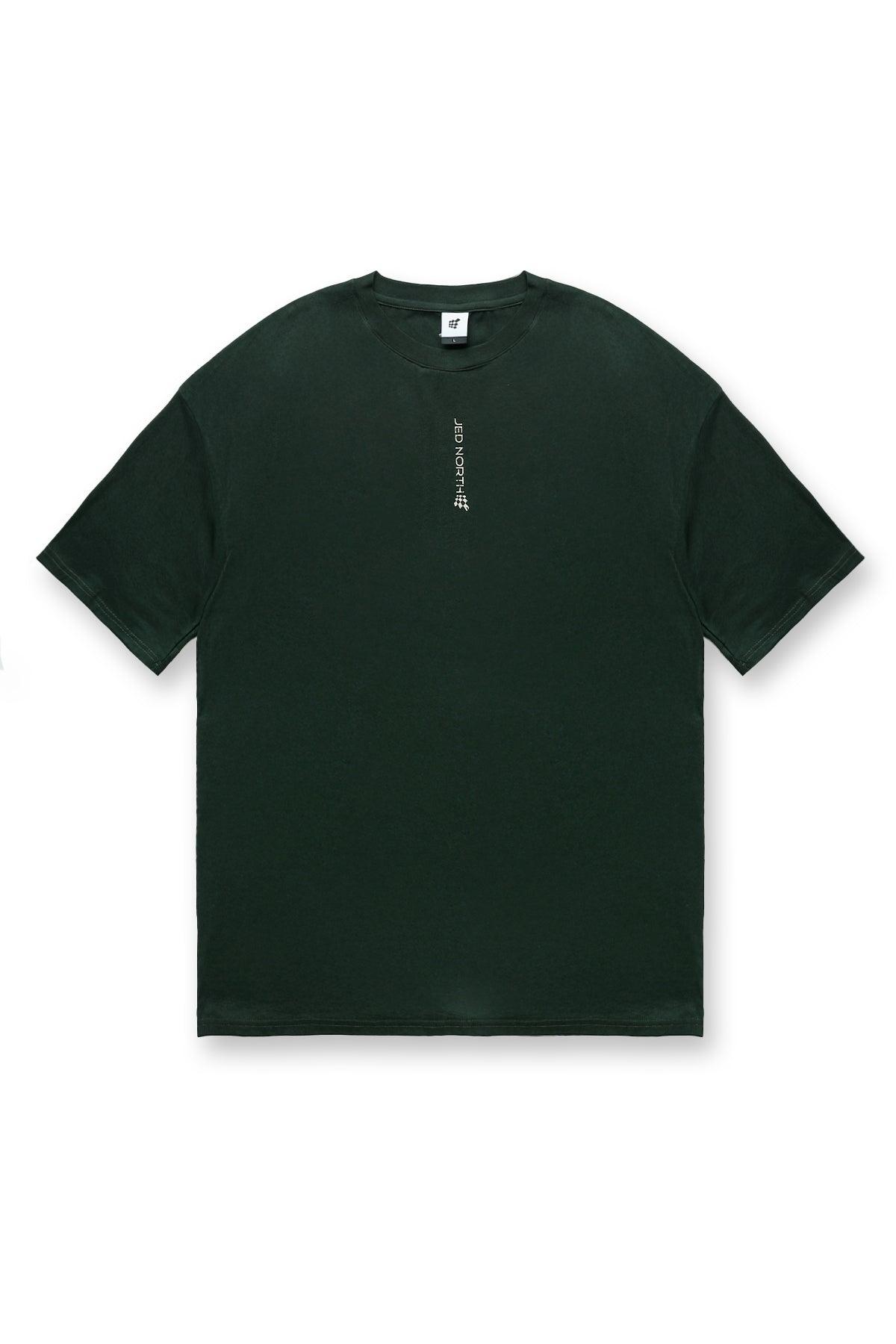 Jed North Men's Energy Oversized T-Shirt - Forest Green