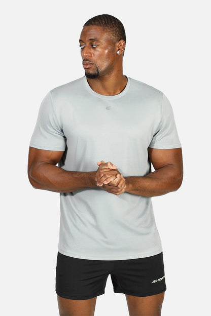 Jed North Men's Tactical Fast-Dry Training T-Shirt - Polar Silver