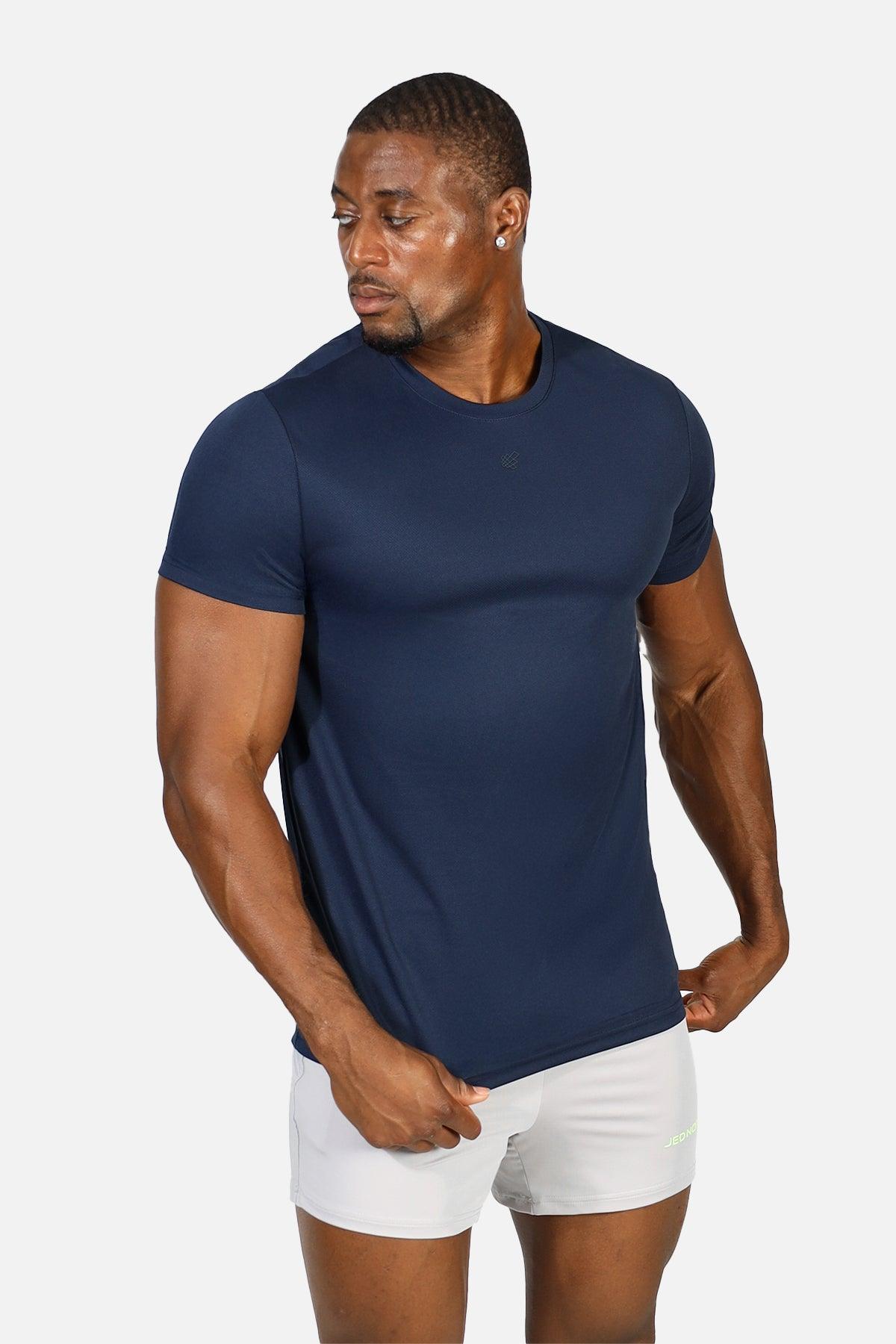 Jed North Men's Tactical Fast-Dry Training T-Shirt - Space Blue