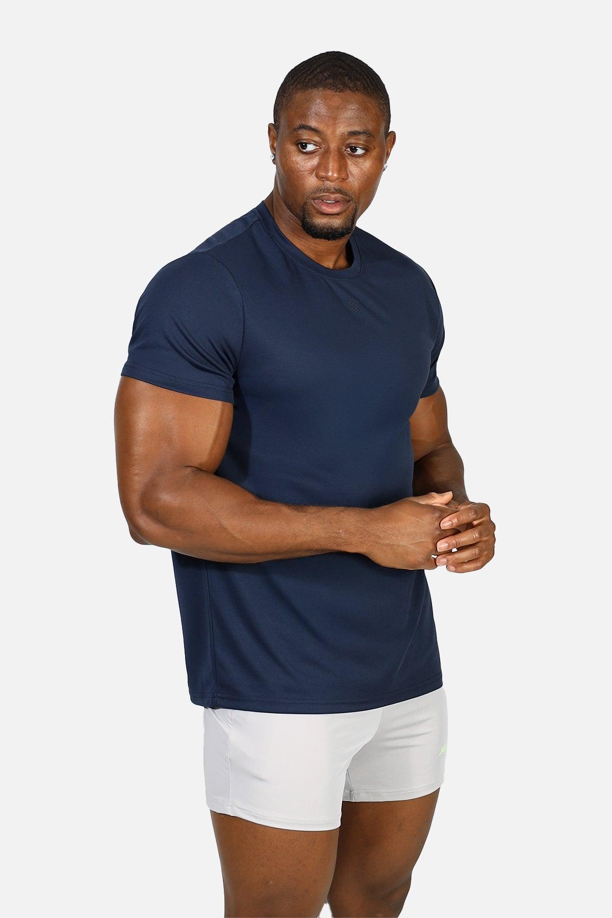 Jed North Men's Tactical Fast-Dry Training T-Shirt - Space Blue