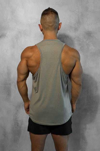 Jed North Men's Vital Raw-Hem Tank Top 2.0 - Gray