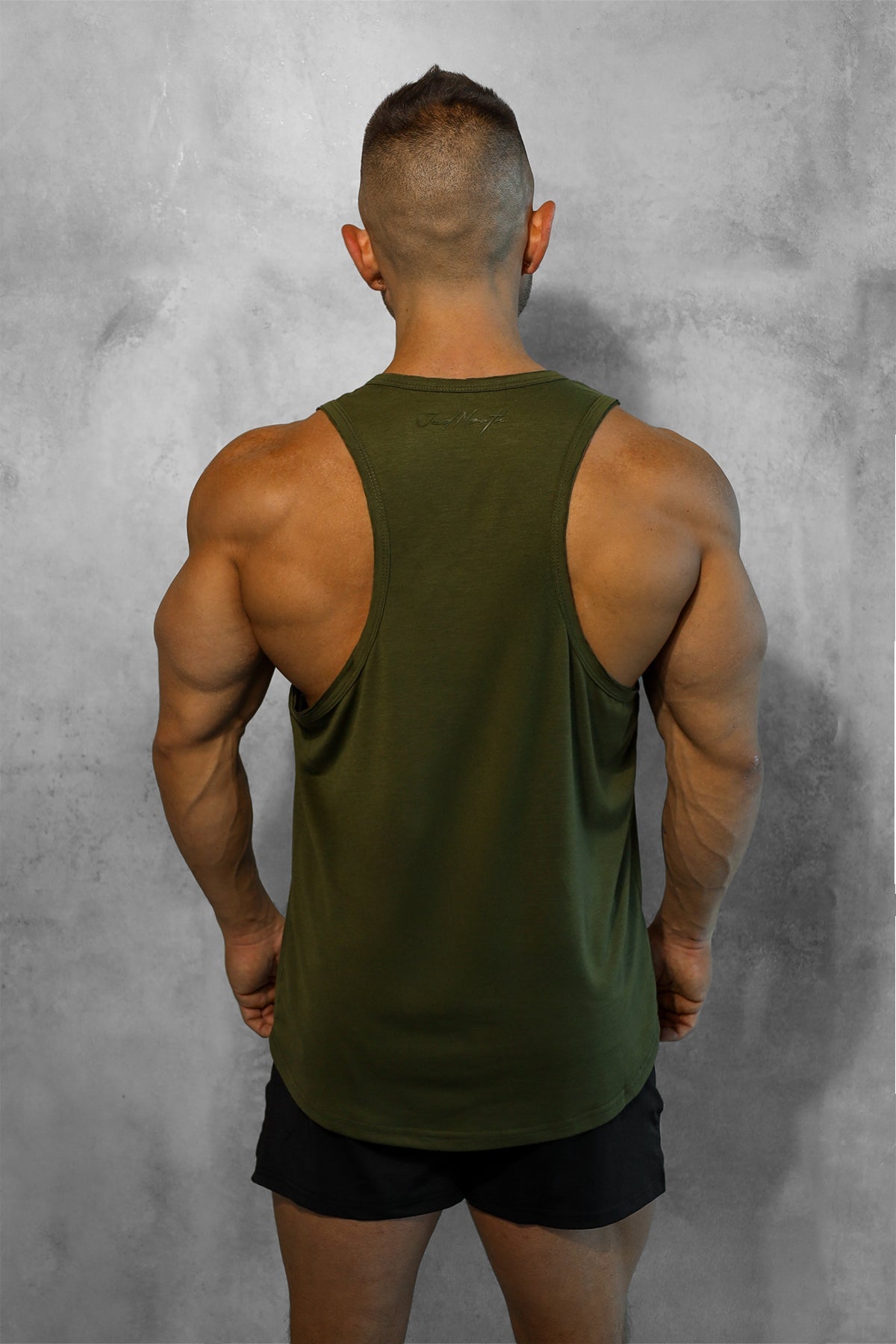 Jed North Men's Vital Raw-Hem Tank Top 2.0 - Green