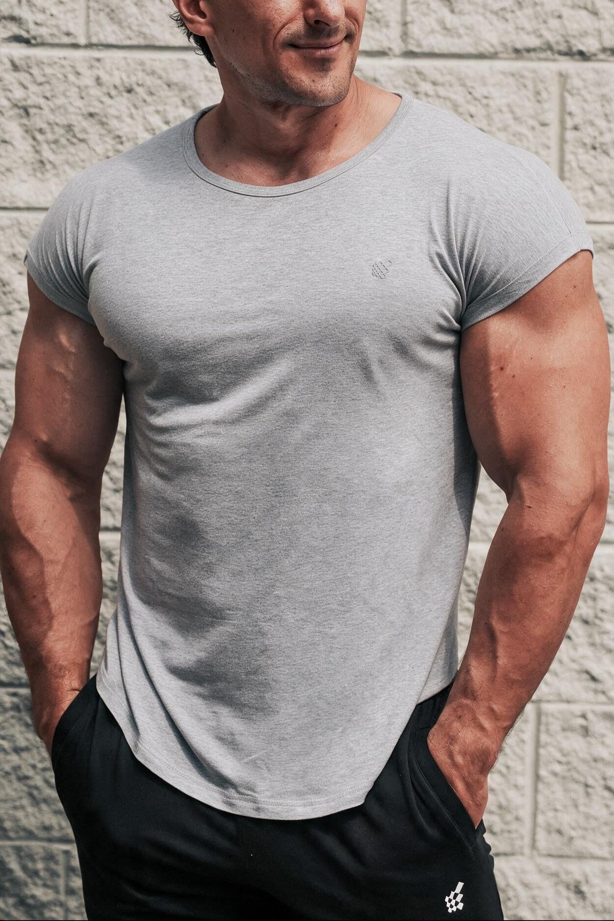 Jed North Men's Evolve Cap Sleeve Muscle T-Shirt 2.0 - Light Gray