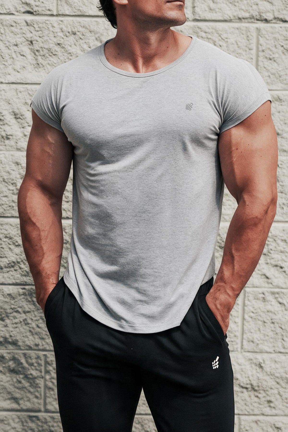Jed North Men's Evolve Cap Sleeve Muscle T-Shirt 2.0 - Light Gray