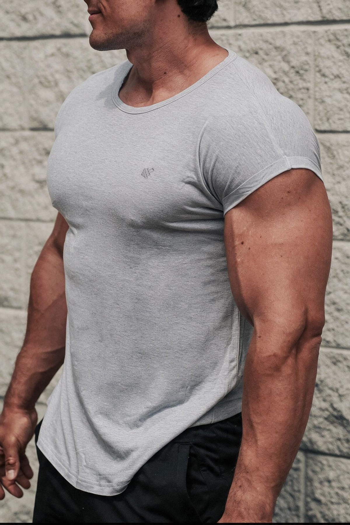 Jed North Men's Evolve Cap Sleeve Muscle T-Shirt 2.0 - Light Gray