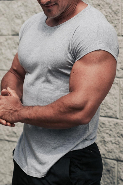 Jed North Men's Evolve Cap Sleeve Muscle T-Shirt 2.0 - Light Gray