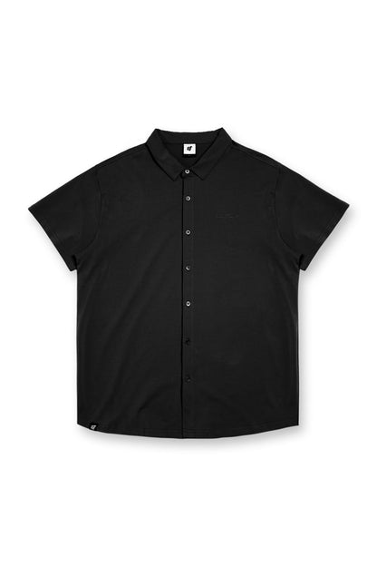Jed North Men's Muscle-Fit Stretch Short Sleeve Shirt - Onyx Black