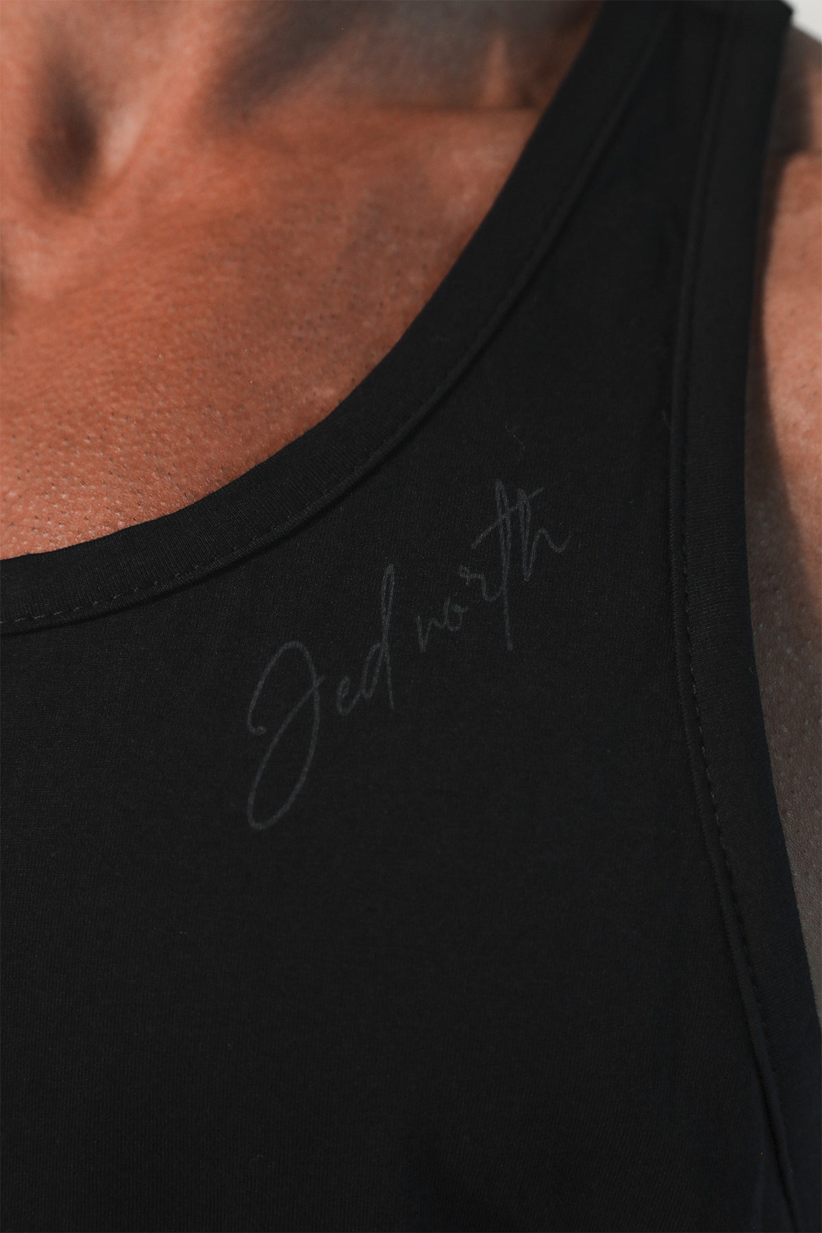 Jed North Men's Flex Training Stringer - Onyx Black