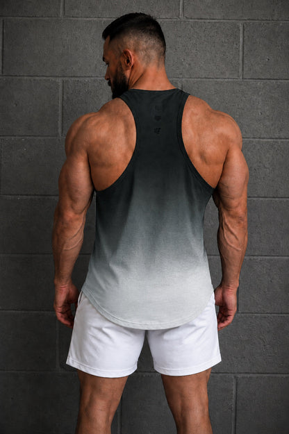 Jed North Men's Flex Training Stringer - Gray Ombre
