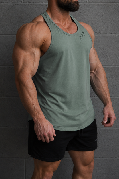 Jed North Men's Flex Training Stringer - Cool Mint