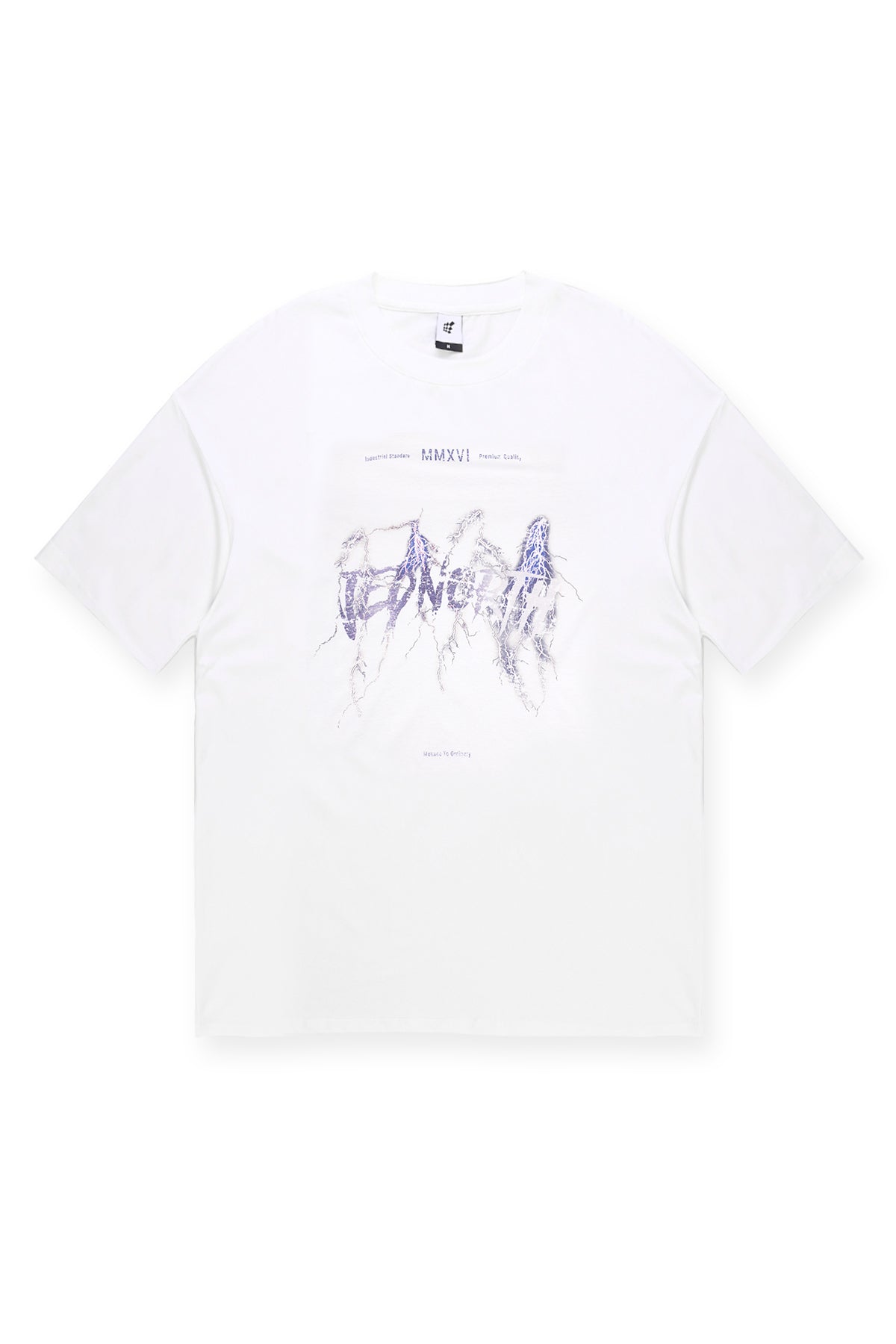 Jed North Men's Vintage Oversized T-Shirt - Electric Logo