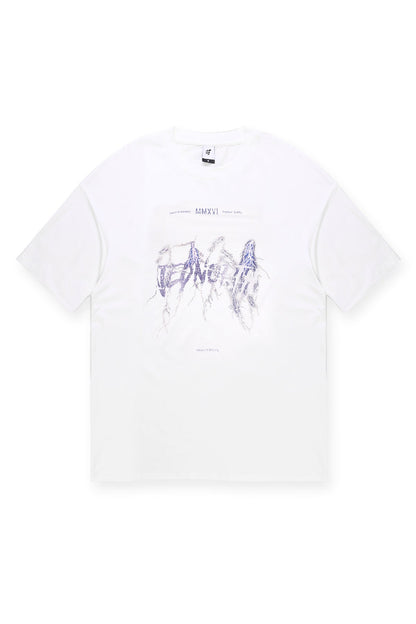 Jed North Men's Vintage Oversized T-Shirt - Electric Logo