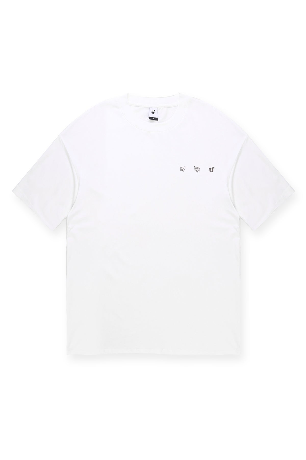 Jed North Men's Vintage Oversized T-Shirt - Ring of Fire White