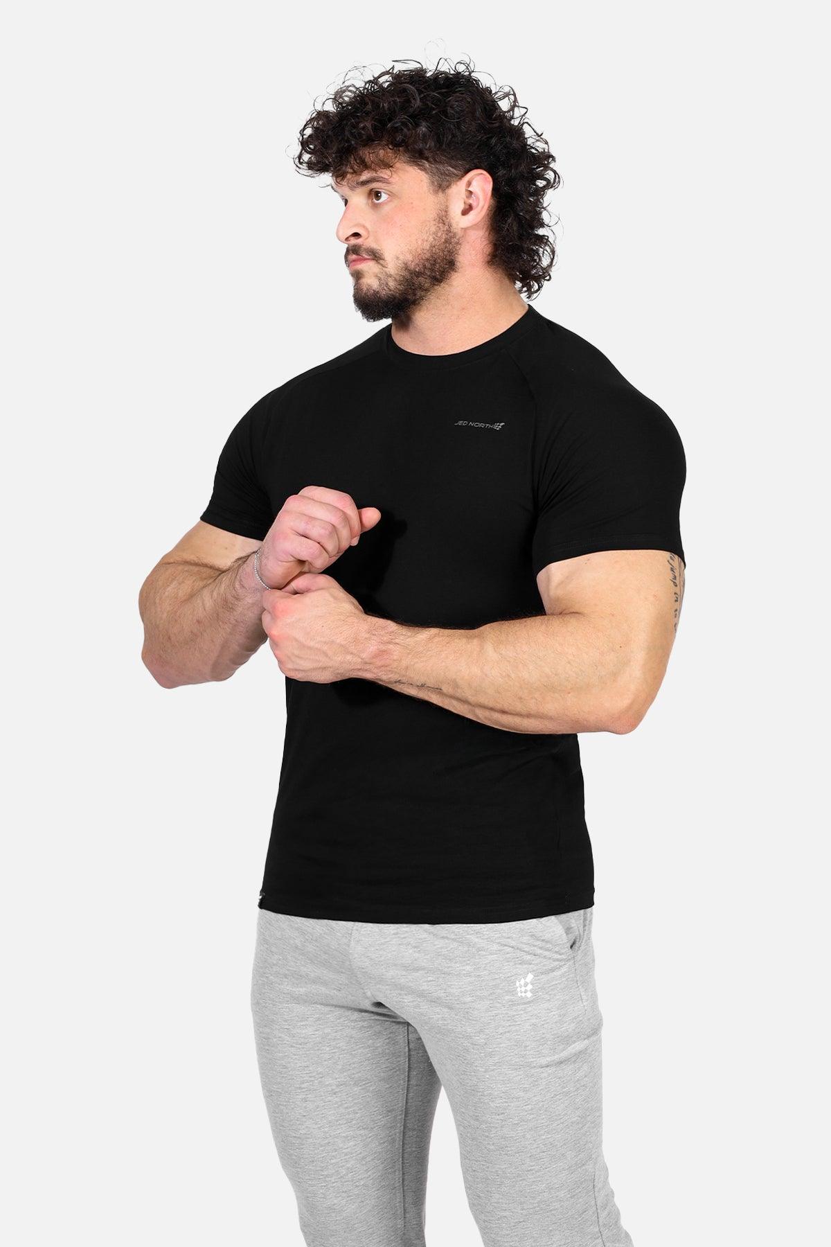 Jed North Men's Titan 2.0 Muscle-Fit T-Shirt - Black