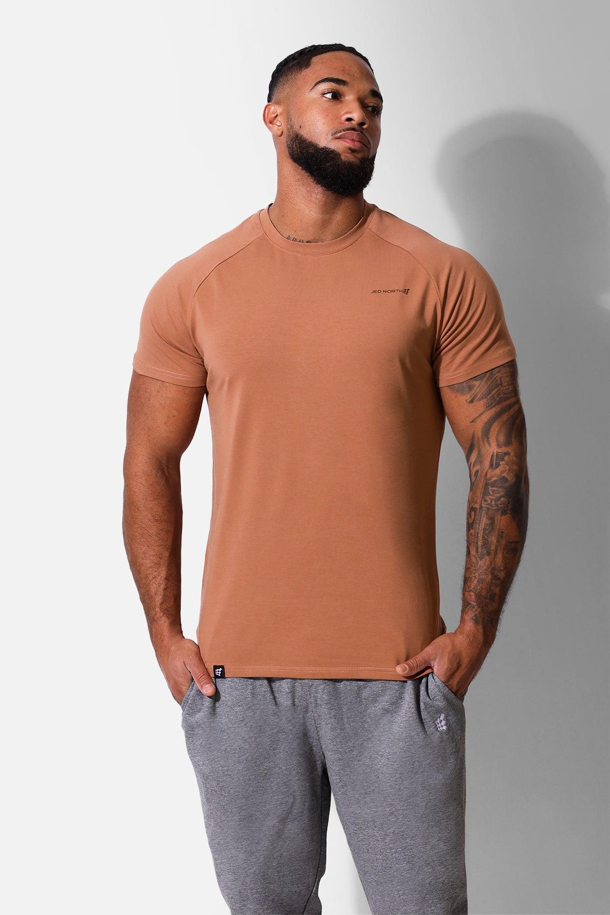 Jed North Men's Titan 2.0 Muscle-Fit T-Shirt - Copper