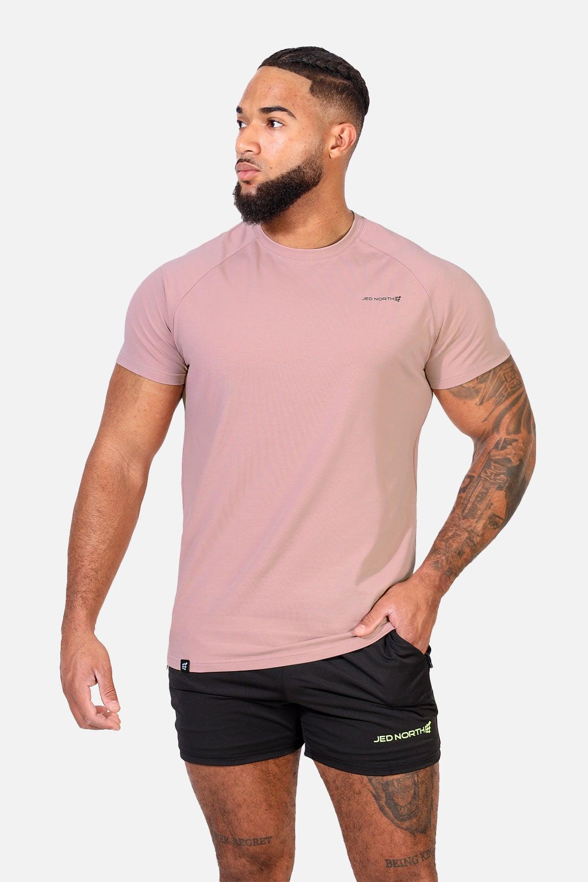 Jed North Men's Titan 2.0 Muscle-Fit T-Shirt - Salmon