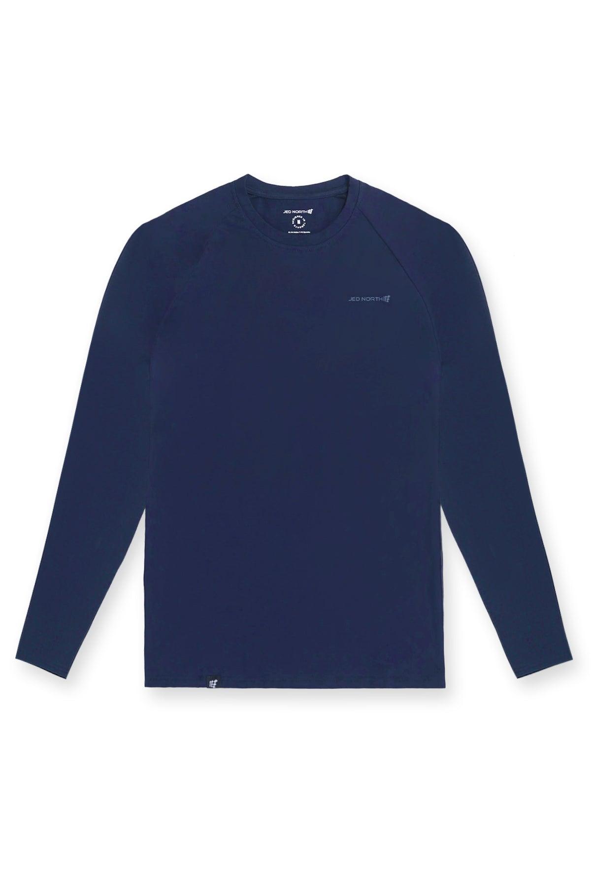 Jed North Men's Titan Muscle-Fit Long Sleeve T-Shirt - Navy