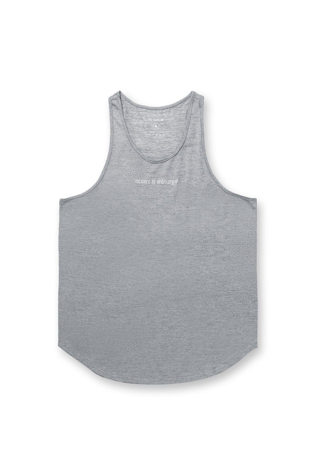 Jed North Men's Performance Max Bodybuilding Stringer  - Heather Gray