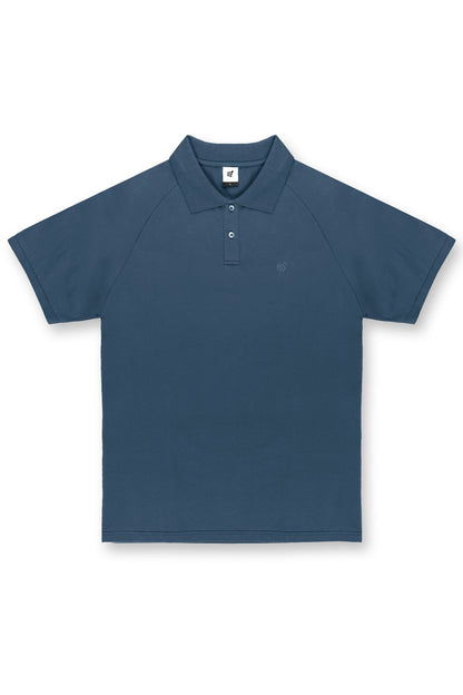 Jed North Men's Muscle Fit All-Day Polo T-Shirt - Storm Blue