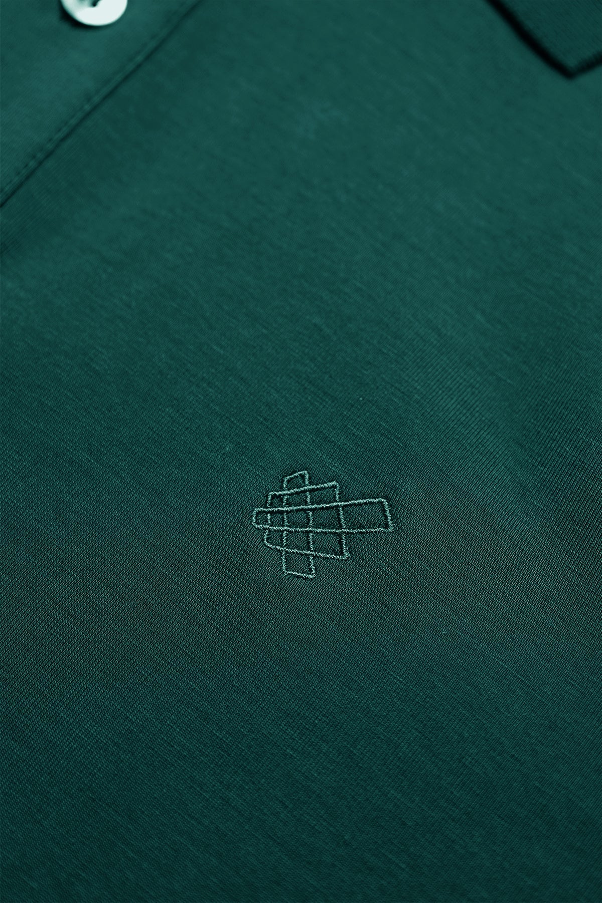 Jed North Men's Muscle Fit All-Day Polo T-Shirt - Evergreen