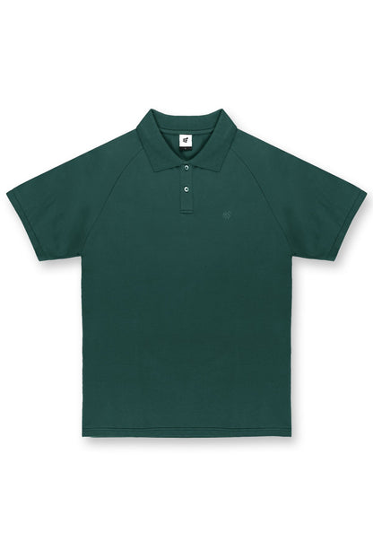 Jed North Men's Muscle Fit All-Day Polo T-Shirt - Evergreen