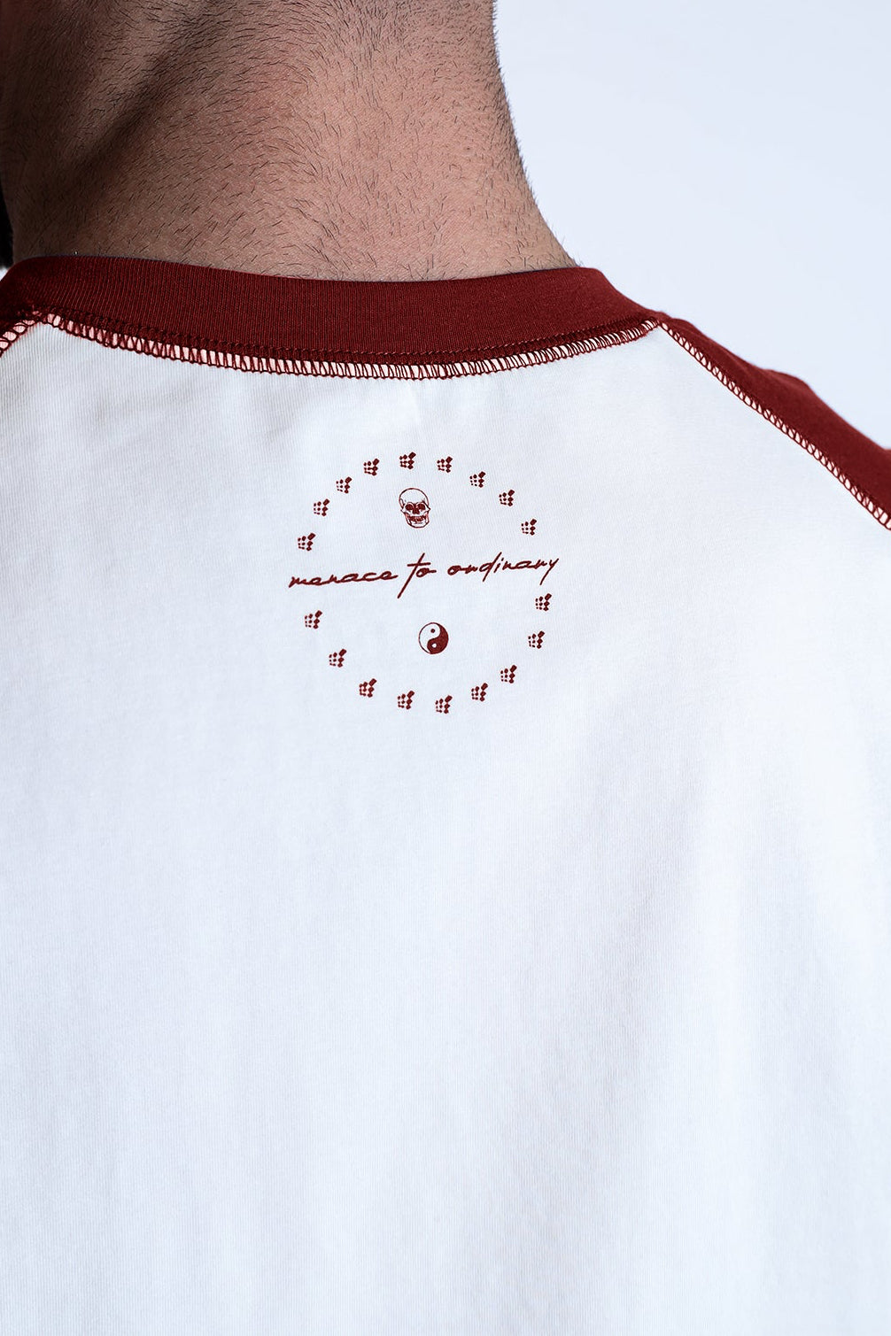 Jed North Men's Raglan Sleeveless Tank Top - Brick Red