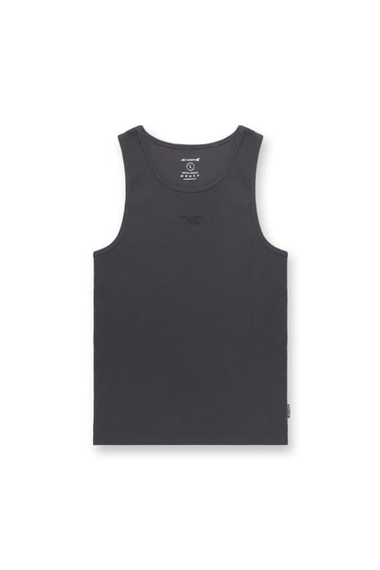 Jed North Men's Ribbed Muscle Tank Top - Dark Gray