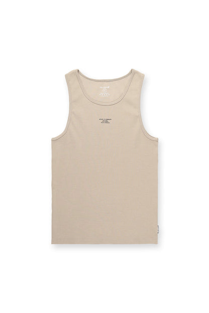 Jed North Men's Ribbed Muscle Tank Top - Khaki
