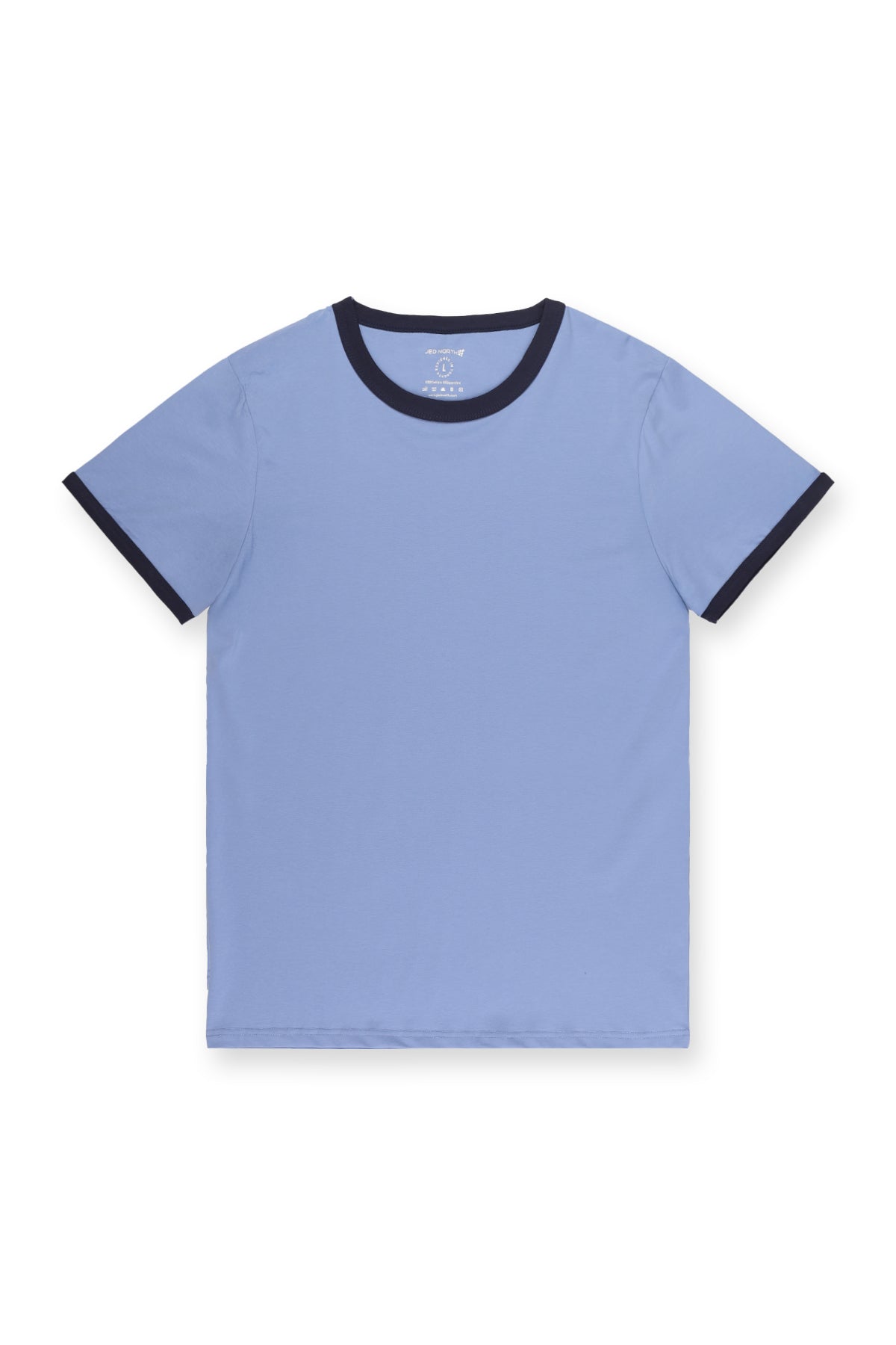 Jed North Men's Muscle-Fit Ringer T-Shirt - Electric Blue