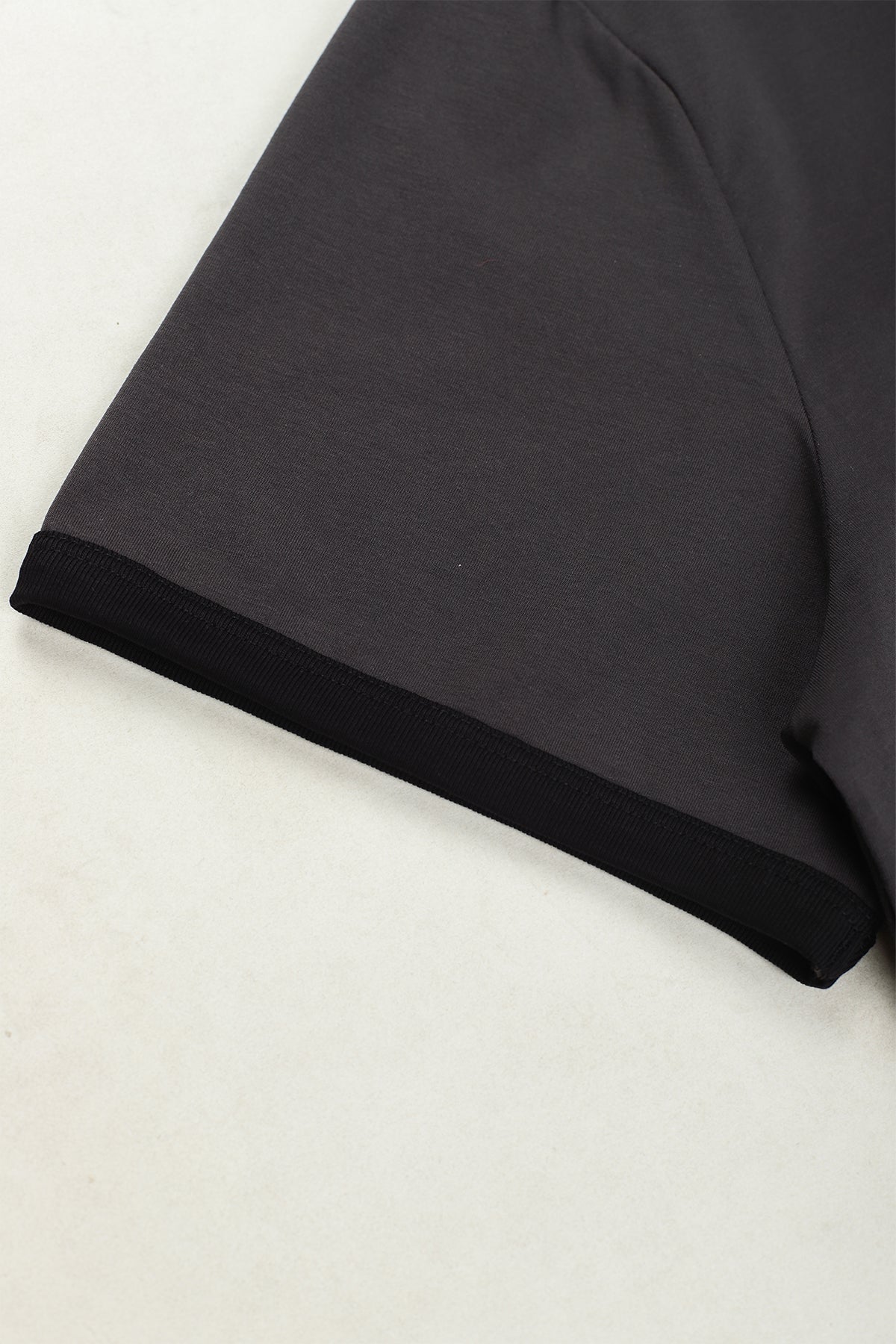 Jed North Men's Muscle-Fit Ringer T-Shirt - Stone Gray