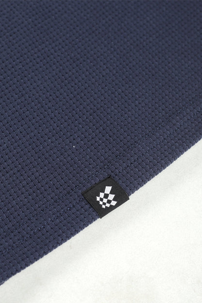 Jed North Men's Waffle Henley T-Shirt - Dusty Blue