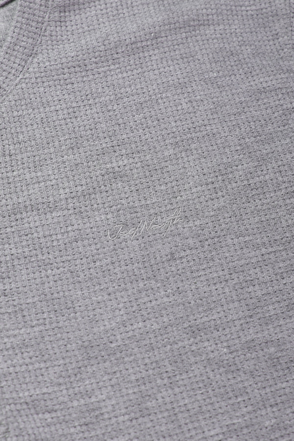 Jed North Men's Waffle Henley T-Shirt - Light Gray