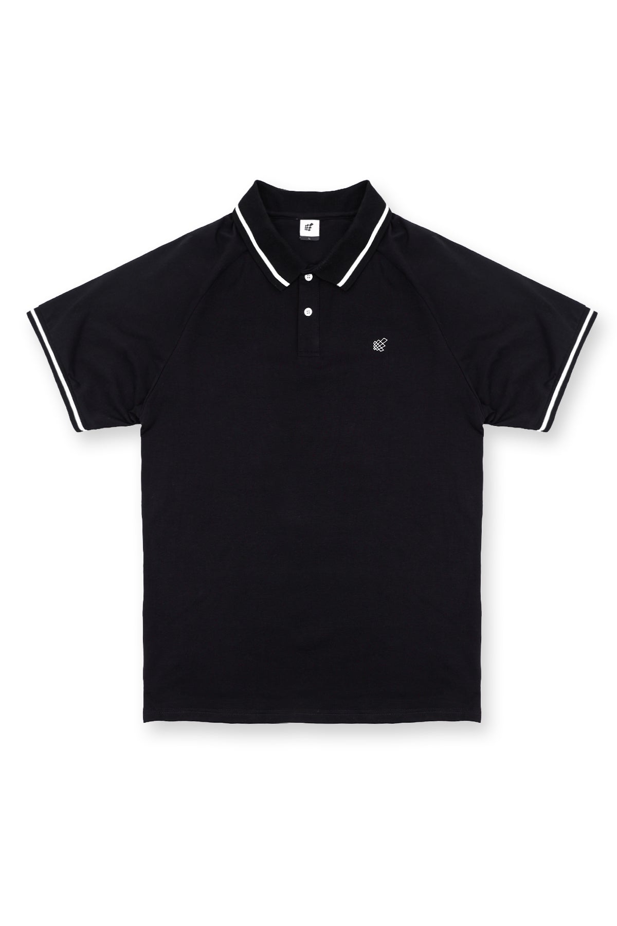 Jed North Men's Banded Muscle-Fit Polo T-Shirt - Black