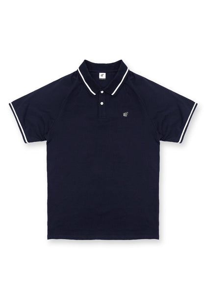 Jed North Men's Banded Muscle-Fit Polo T-Shirt - Navy