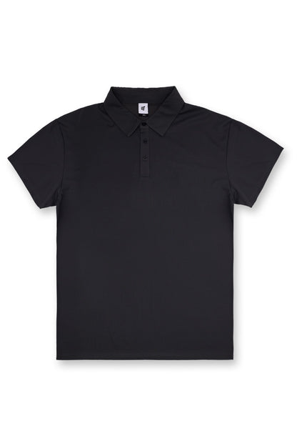 Jed North Men's Fast-Dry Polo T-Shirt - Black