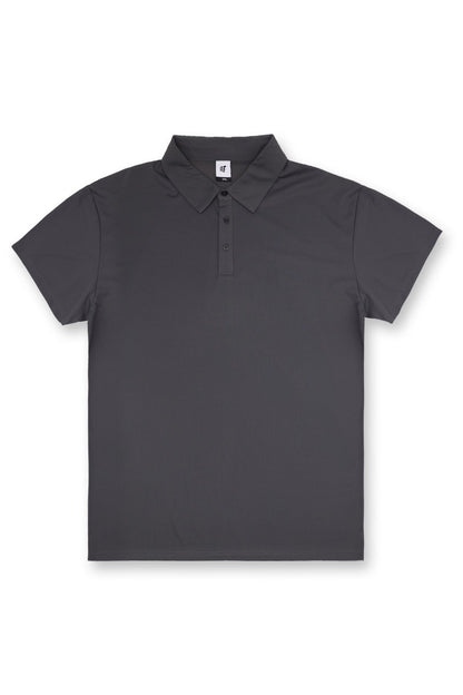 Jed North Men's Fast-Dry Polo T-Shirt - Dark Gray