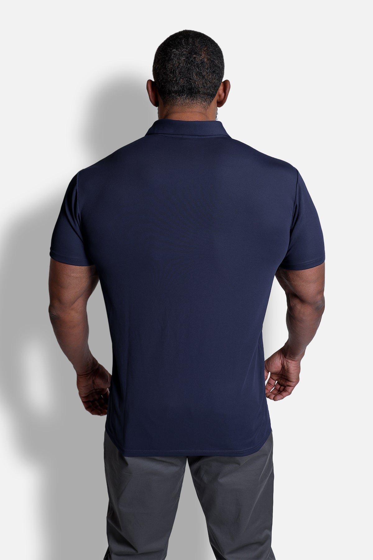 Jed North Men's Fast-Dry Polo T-Shirt - Navy