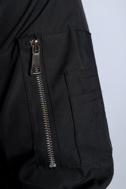 Jed North Men's Men's Premium Bomber Jacket - Black